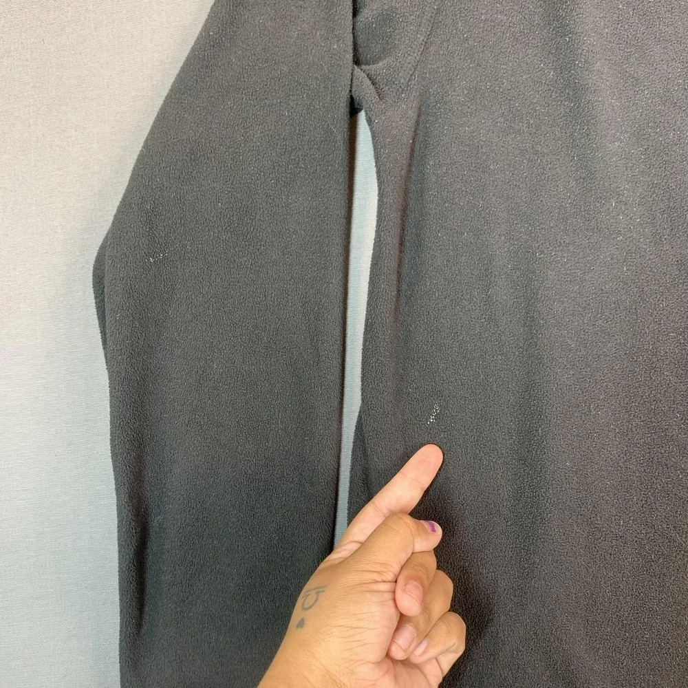 The North Face Pullover Mens M Black 1/4 Zip Lightwear Fleece Mock Neck Hiking‎
